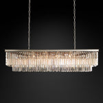 Odeon Rectangular Tiered Chandelier 59"