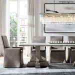 Odeon Rectangular Tiered Chandelier 72"