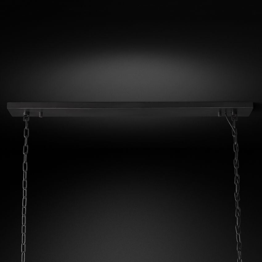 Odeon Rectangular Tiered Chandelier 72"