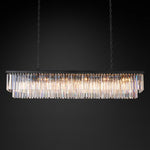 Odeon Rectangular Tiered Chandelier 72"