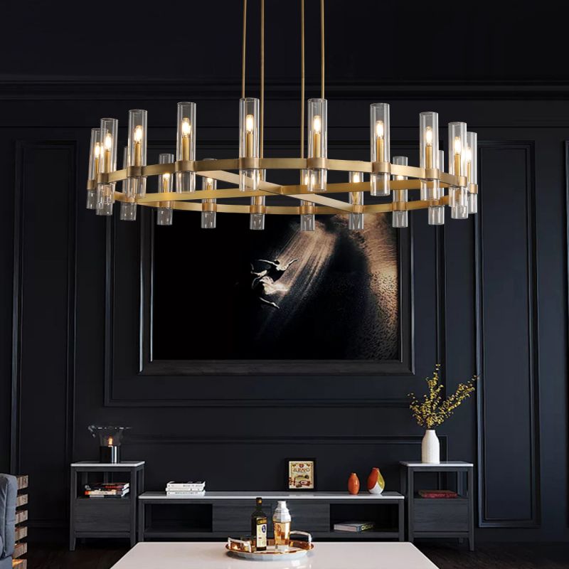 Ravelle Round Chandelier 48"