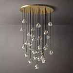Boule Round Chandelier 40"
