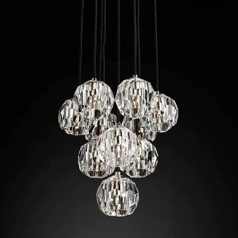 Boule Round Cluster Chandelier 14"