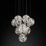 Boule Round Cluster Chandelier 14"