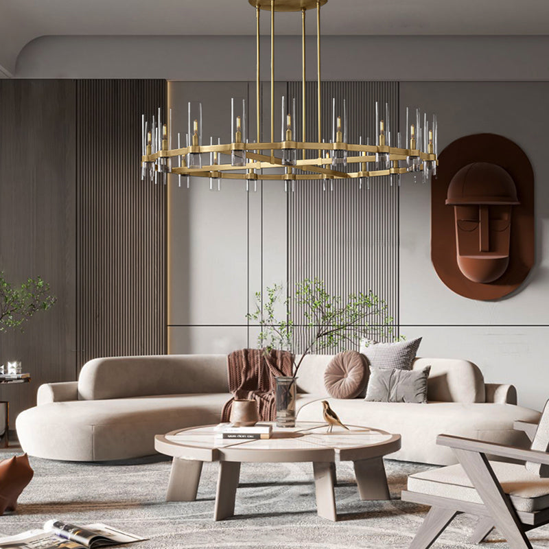Ravelle Round Chandelier 48"