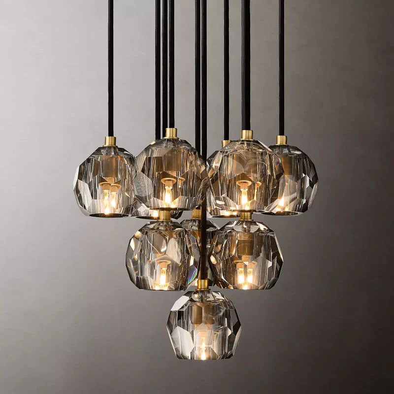 Boule Round Cluster Chandelier 14"