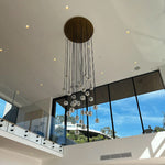 Boule Round Cluster Chandelier 19"