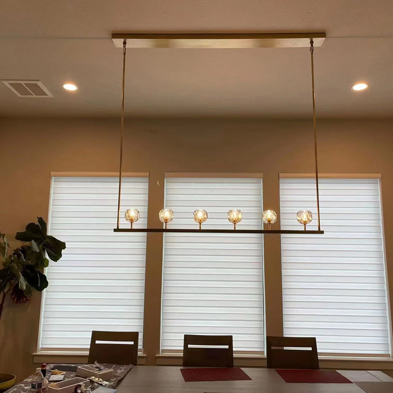 Boule Linear Chandelier 60"