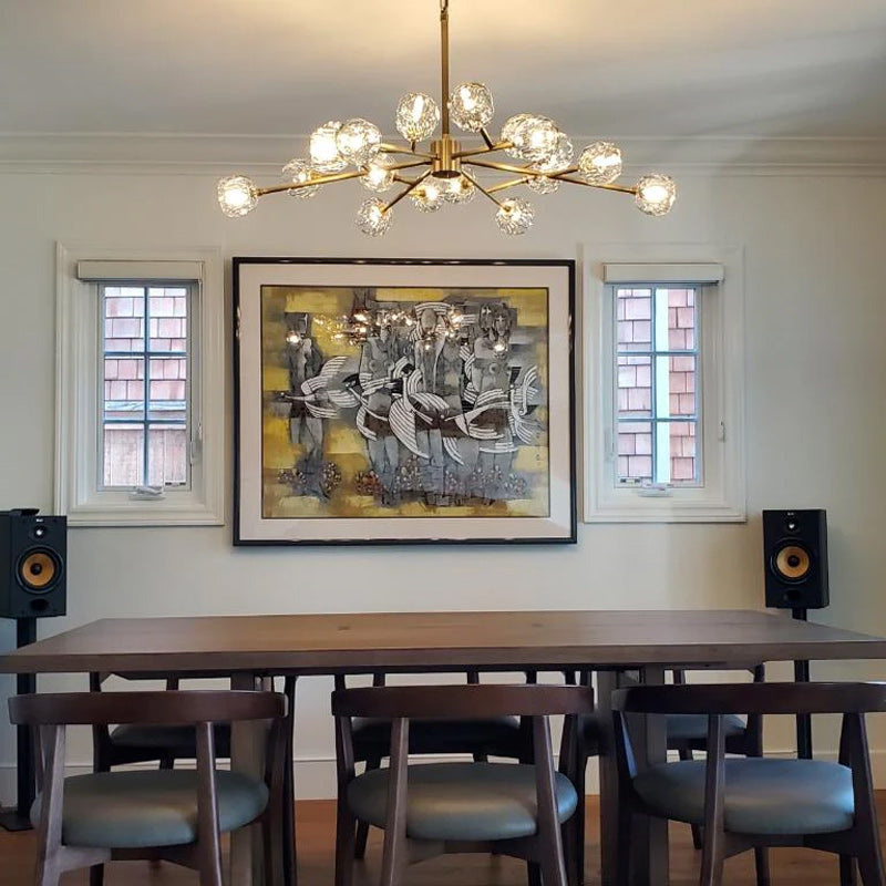 Boule Round Chandelier 60"