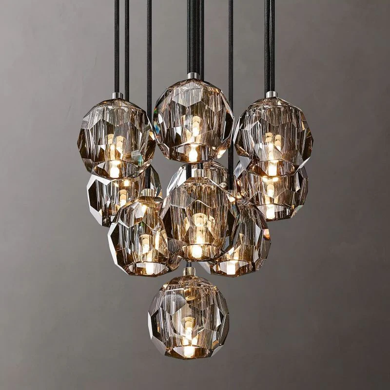 Boule Round Cluster Chandelier 14"