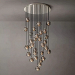 Boule Round Chandelier 30"