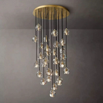 Boule Round Chandelier 30"