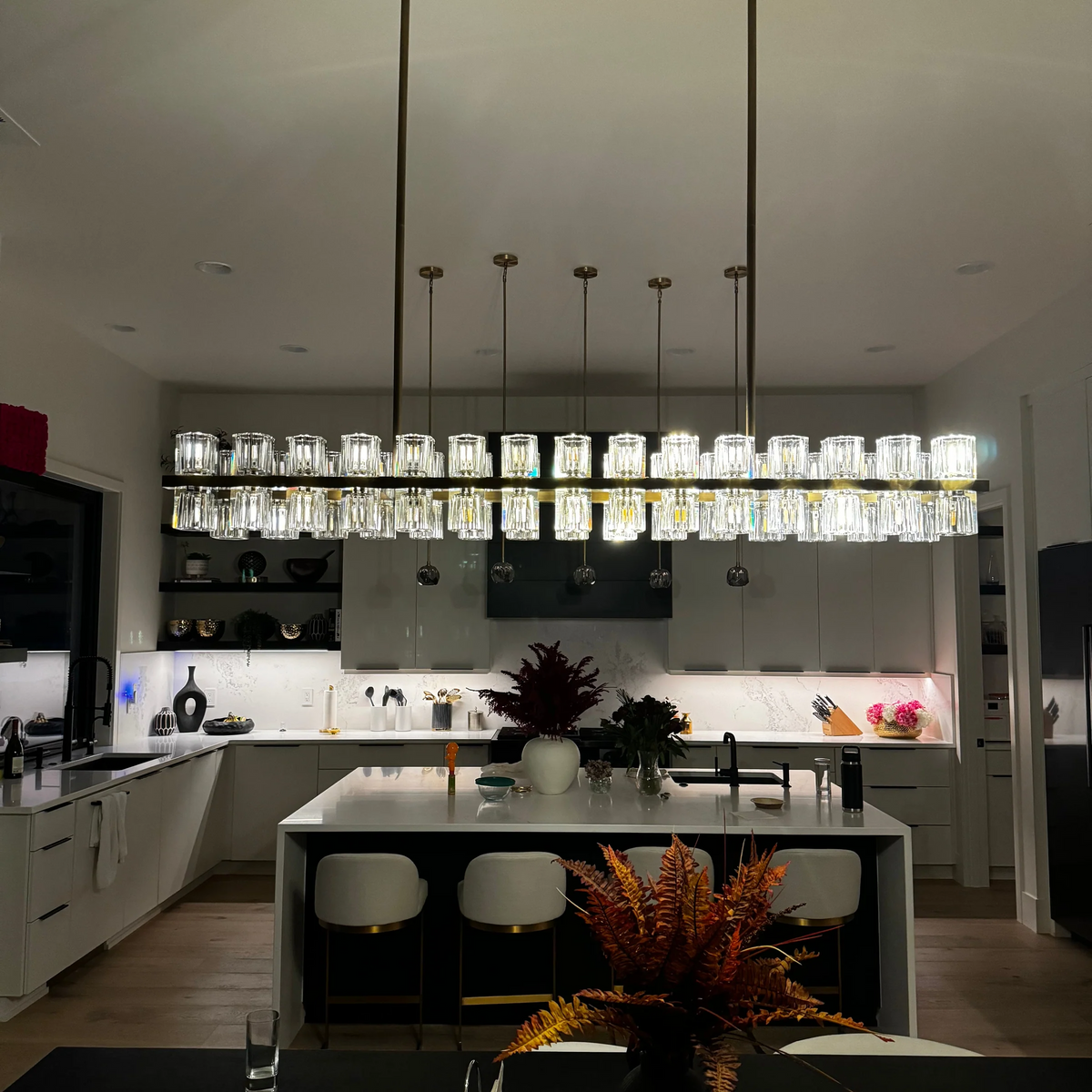 Arcachon Rectangular Chandelier 54"