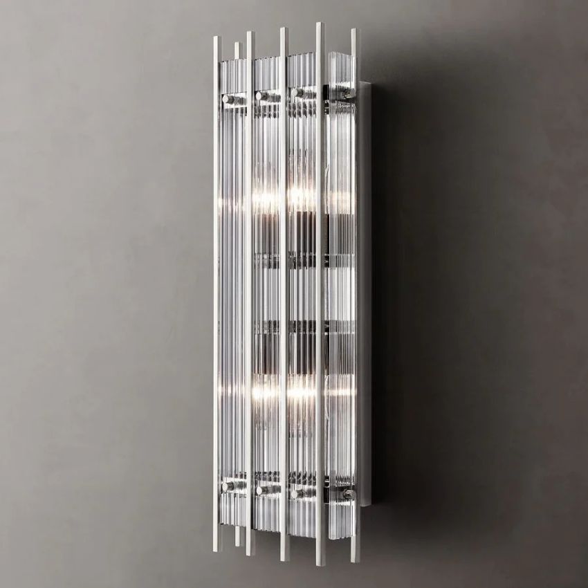 San Marco Glass Rectangle Wall Sconce