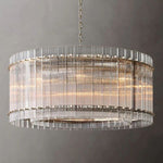 San Marco Glass Round Chandelier 37"