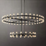 Arcachon Two-Tier Round Chandelier 60"