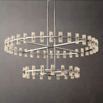 Arcachon Two-Tier Round Chandelier 60"