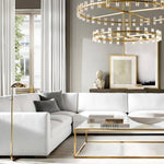 Arcachon Two-Tier Round Chandelier 60"