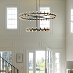 Arcachon Two-Tier Round Chandelier 60"
