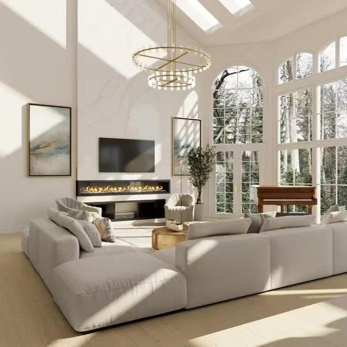 Arcachon Two-Tier Round Chandelier 60"