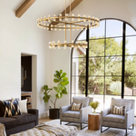 Arcachon Two-Tier Round Chandelier 60"