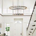 Arcachon Two-Tier Round Chandelier 60"