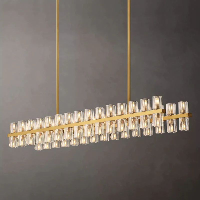 Arcachon Rectangular Chandelier 54"