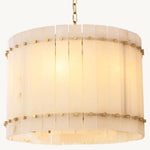 San Marco Alabaster Round Chandelier 22"