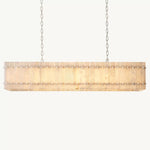 San Marco Alabaster Linear Chandelier 54"