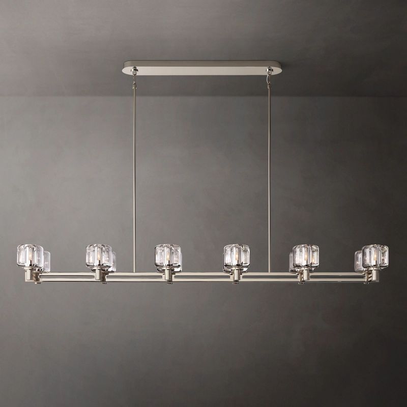 Demaret Double Linear Chandelier 72"