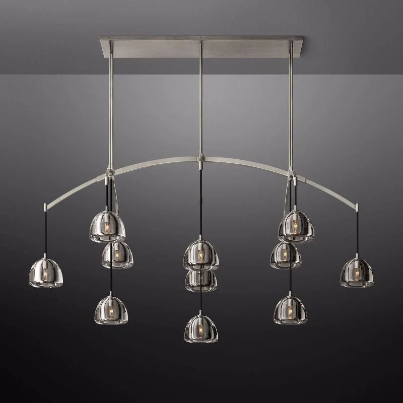 Hemisphere Linear Chandelier 72"