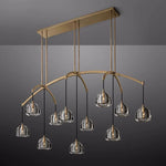 Hemisphere Linear Chandelier 72"
