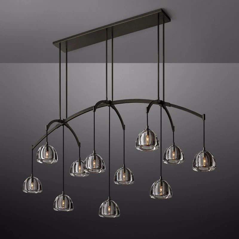 Hemisphere Linear Chandelier 72"