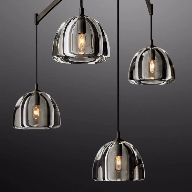 Hemisphere Linear Chandelier 72"