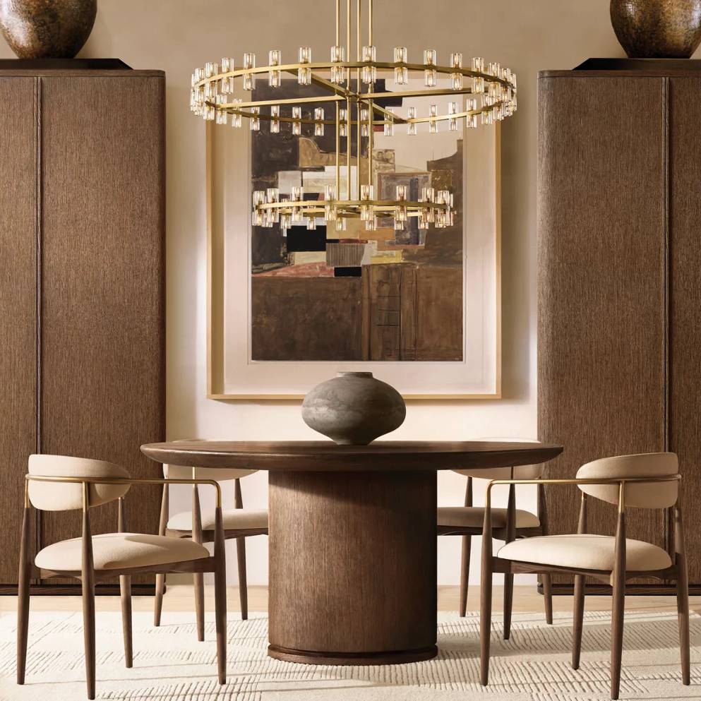 Arcachon Two-Tier Round Chandelier 60"