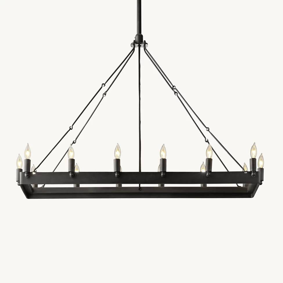 Camille Rectangle Chandelier 41"