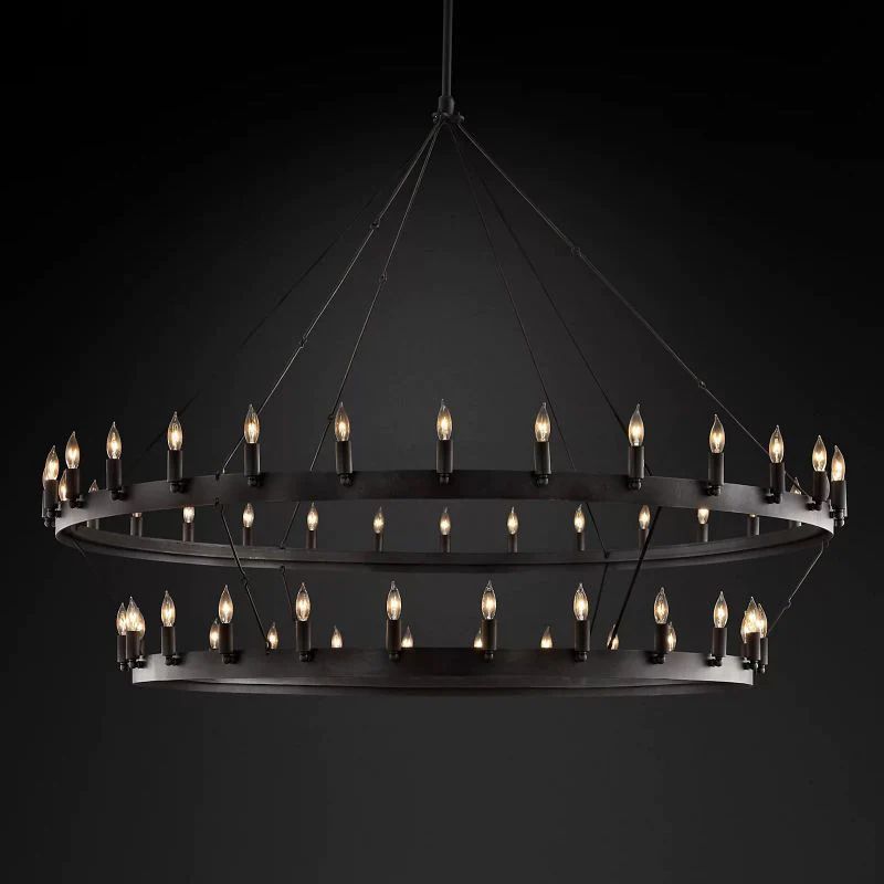 Camille Two-Tier Chandelier 63"