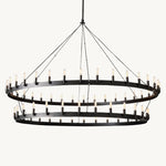 Camille Two-Tier Chandelier 71"
