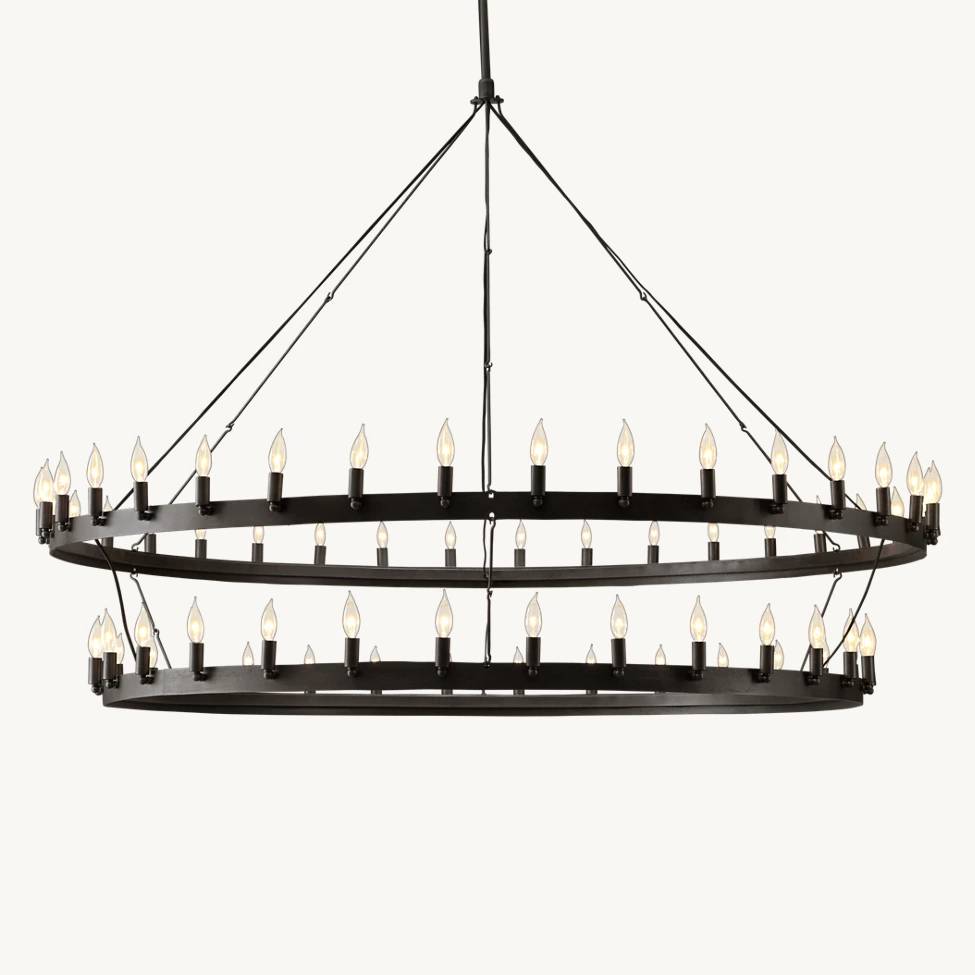 Camille Two-Tier Chandelier 71"