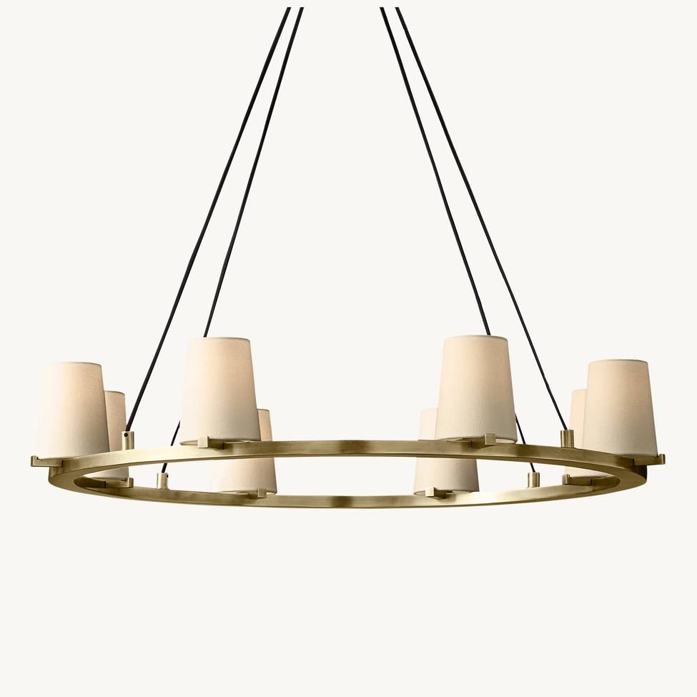 Pauillac Shade Round Chandelier 36"