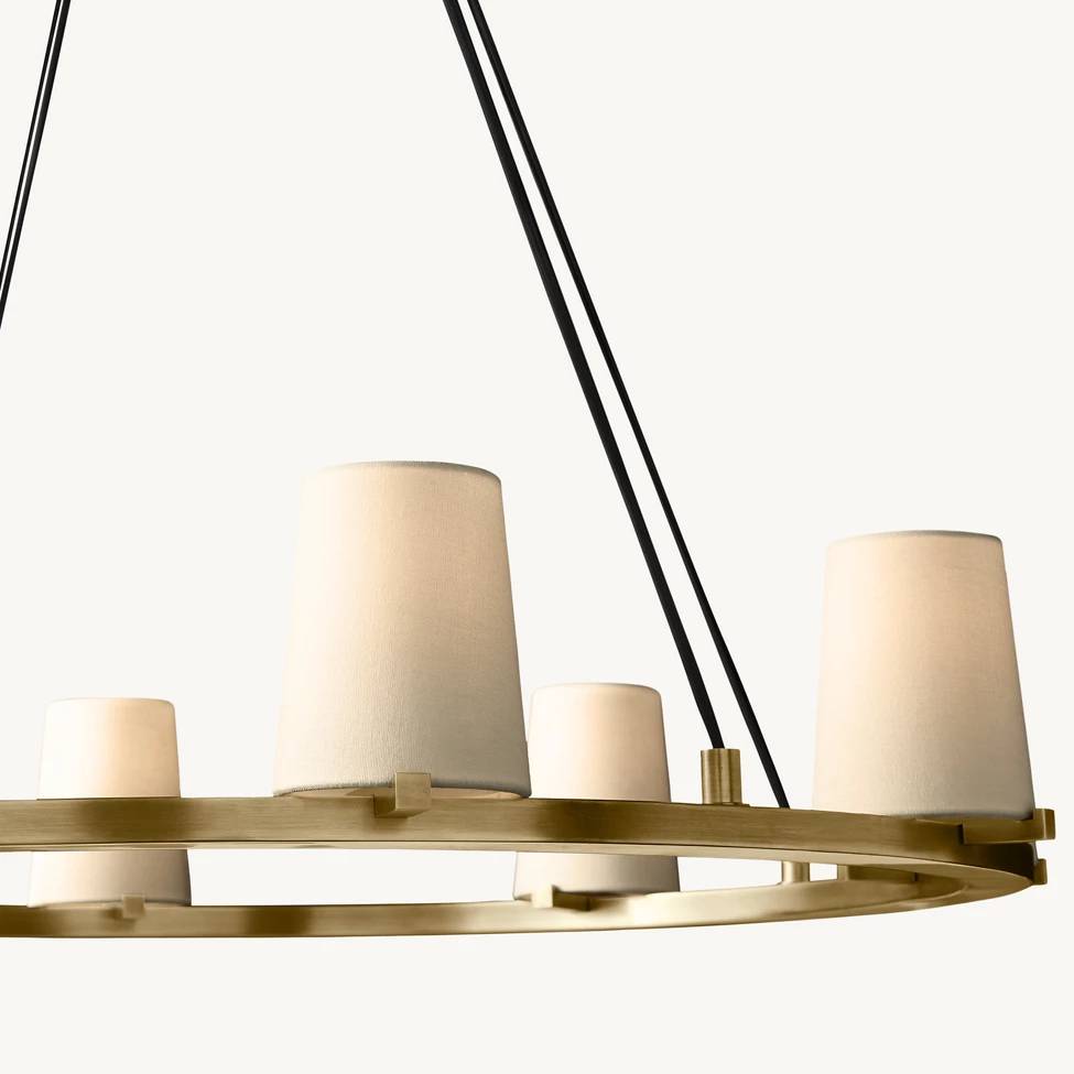 Pauillac Shade Round Chandelier 36"