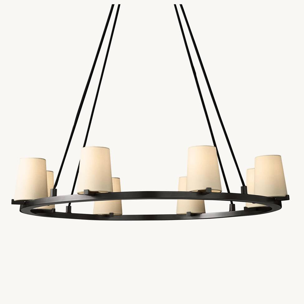 Pauillac Shade Round Chandelier 36"