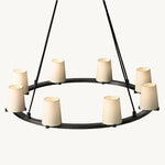 Pauillac Shade Round Chandelier 36"