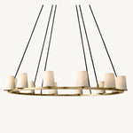 Pauillac Shade Round Chandelier 48"