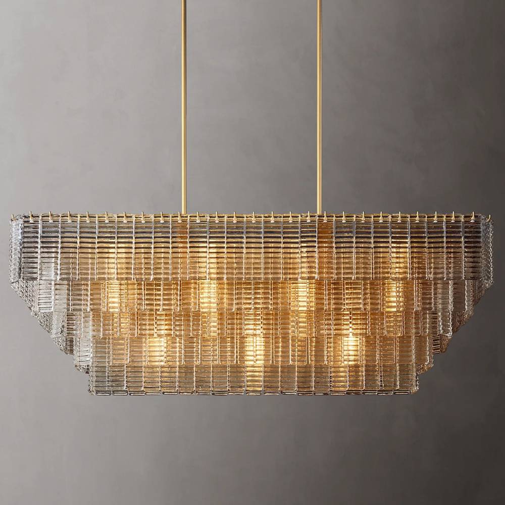 Sirene Rectangle Chandelier 59"