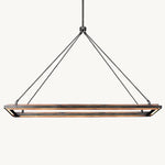 Peralta Forged Rectangular Chandelier