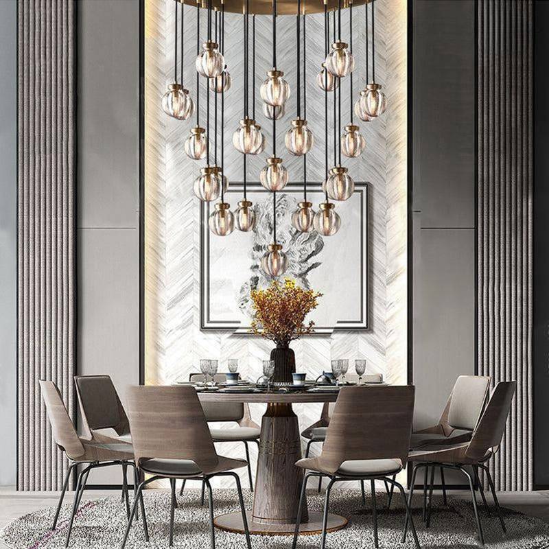 Pevaris Round Chandelier 48"