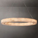 Rivage Alabaster Round Chandelier 40"