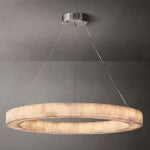 Rivage Alabaster Round Chandelier 40"