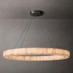 Rivage Alabaster Round Chandelier 60"